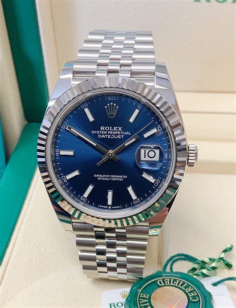 buy rolex datejust 41 blue|rolex datejust 41mm price.